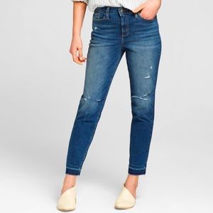 Universal Thread High Rise Raw Ankl Crop Jean 0 25